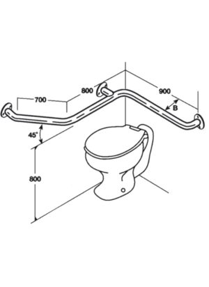 Toilet Rail - Type 07