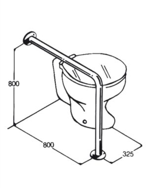 Toilet Rail - Type 08