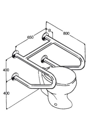 Toilet Rail - Type 14