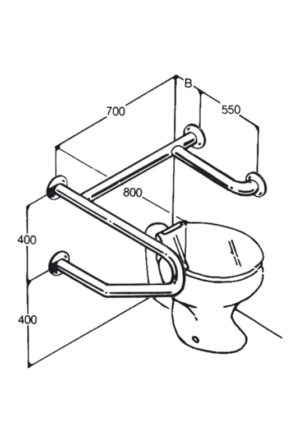 Toilet Rail - Type 15