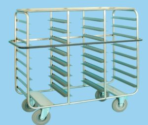 Tray Service Trolley For 24 Trays